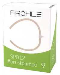 Fröhle: SP012 T-Stück für Brustpumpen, transparent